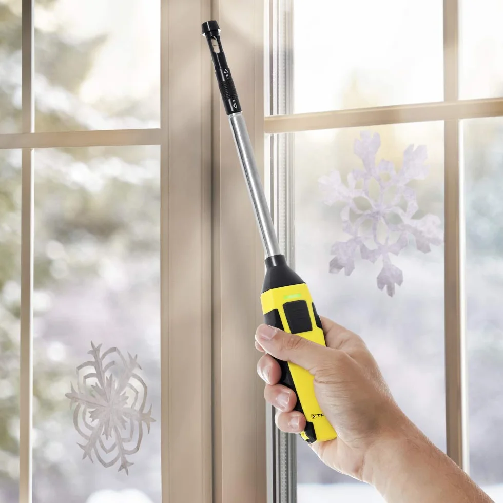 TROTEC Anemómetro de hilo caliente BA30WP con dispositivo para smartphone