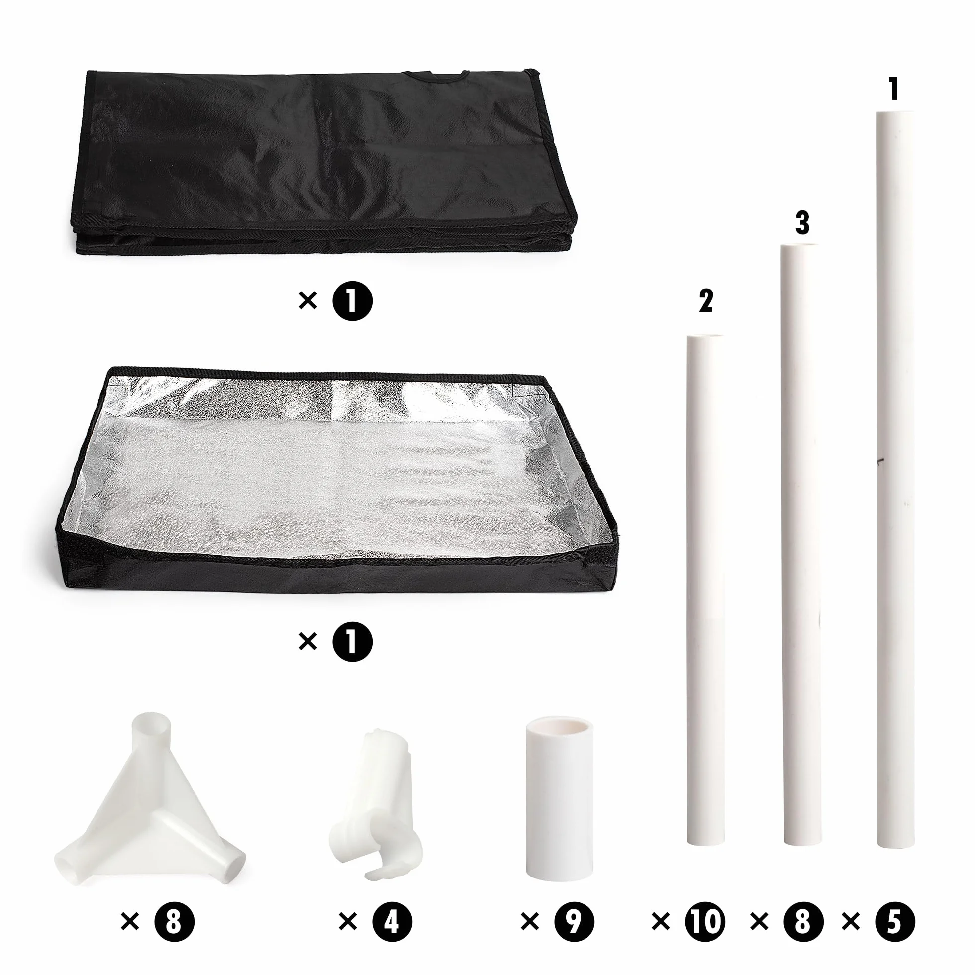 Tienda de Cultivo pequeña para jardín Interior AeroGarden, Mini Tienda de Cultivo para Sistema de Cultivo hidropónico, recinto de protección para jardín de Hierbas de Interior: 18.9 x 13.8 x