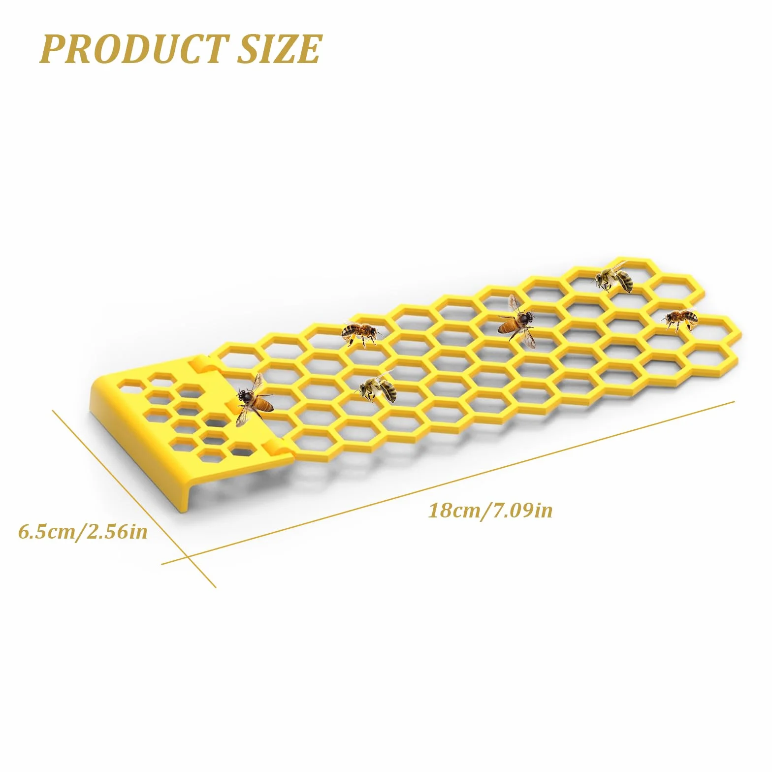 3 Escaleras Flotantes para Abejas - Isla de Colmena Plegable en Plástico | Bebedero Seguro para Polinizadores en Jardines, Huertos y Colmenares (Antiahogamiento)