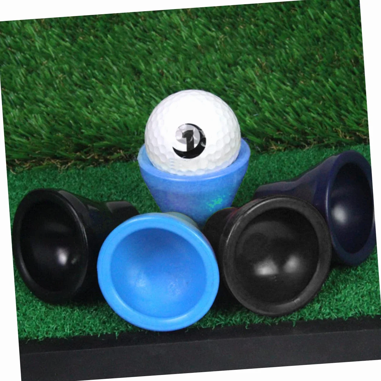 Recogebolas De Golf Portátiles con Ventosa De Goma para Putters Compactos - 6 Unidades Accesorios