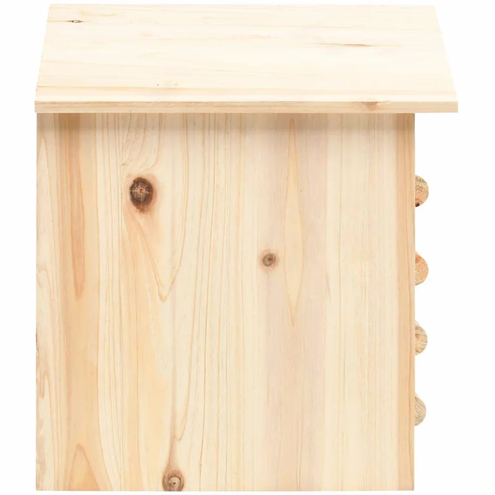 vidaXL Casa para Murciélagos Animales Nido Jaula Caja Caseta Hotel Jardín Balcón Patio Terraza Gancho Decoración 30x20x38 cm Madera Maciza de Abeto