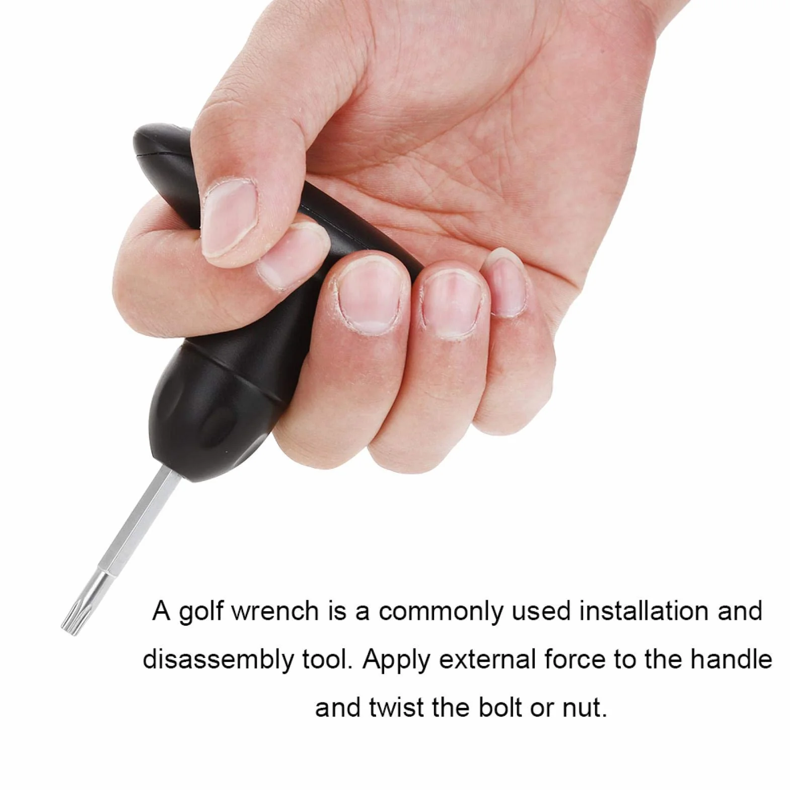 Yosoo Health Gear Herramienta Driver Golf, Llave de Torque Wrench Plástico para Conductores