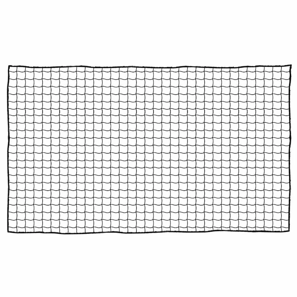 Aoneky Red de Barrera para Fútbol 3×3/4.5/6/9/12M, Cuerda de Poliéster 2,5 mm, Malla 10×10 cm, Negro