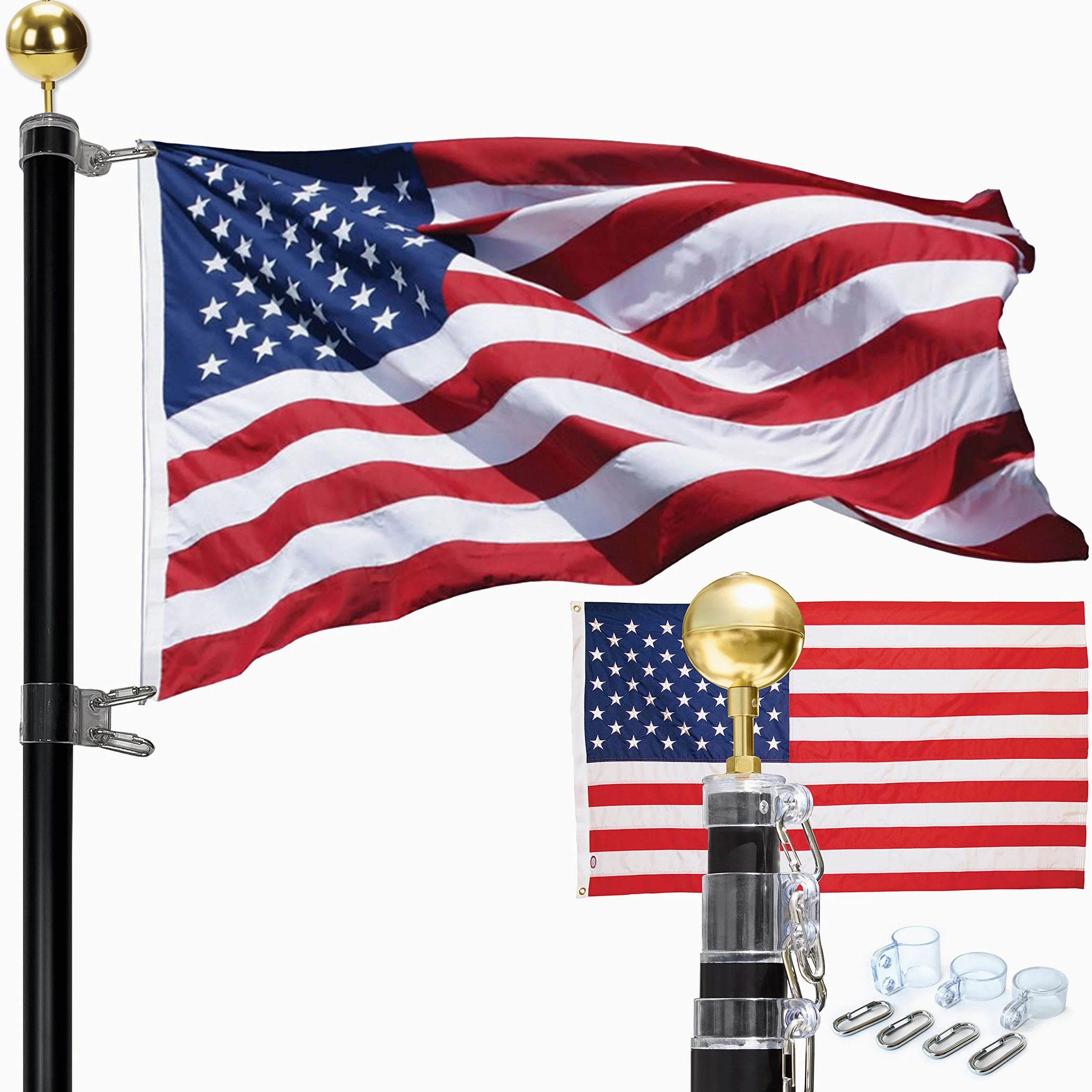 American Elite - Kit de mástil telescópico