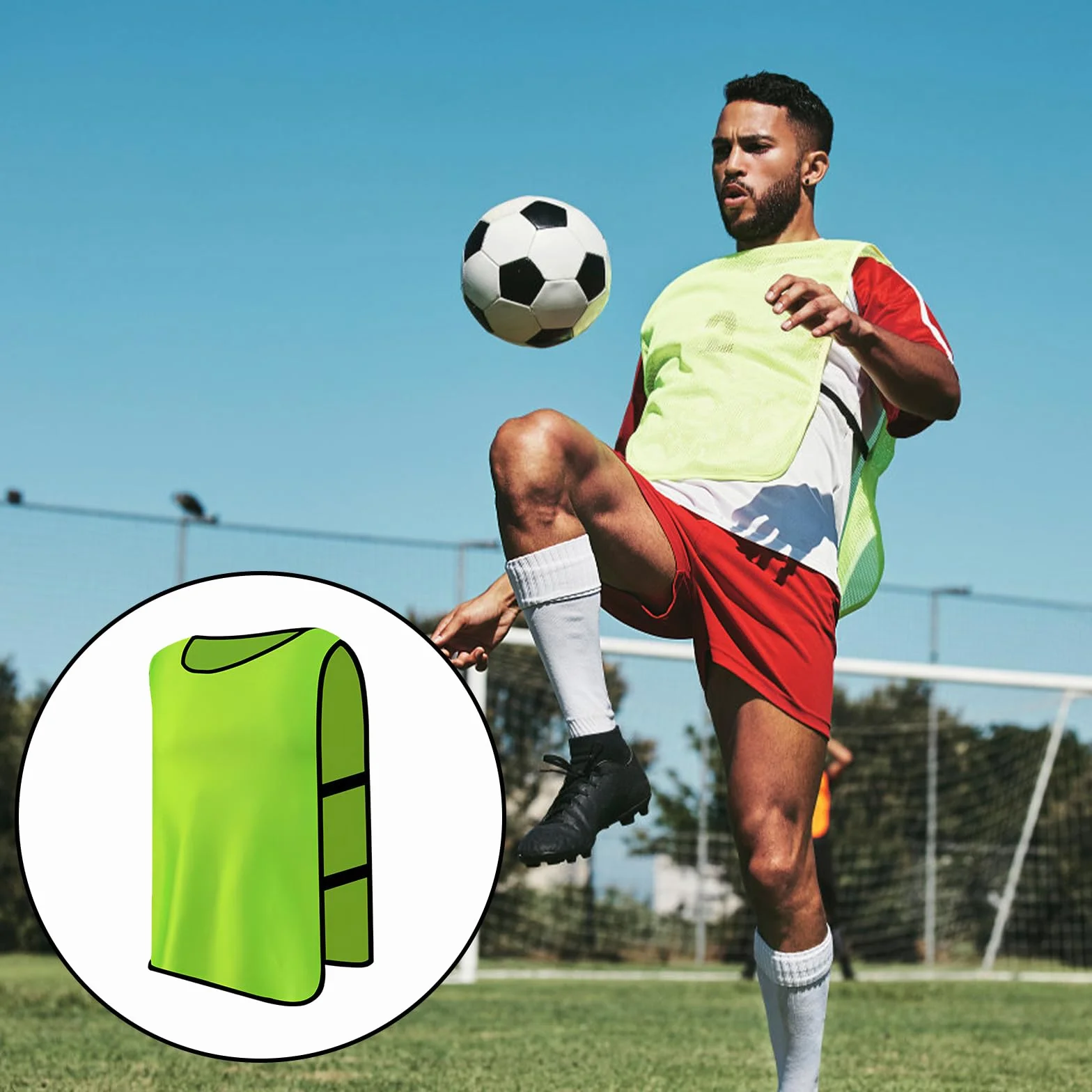 Chalecos de Entrenamiento Peto Deportivo Fútbol Baloncesto Rugby Talla XL Azul