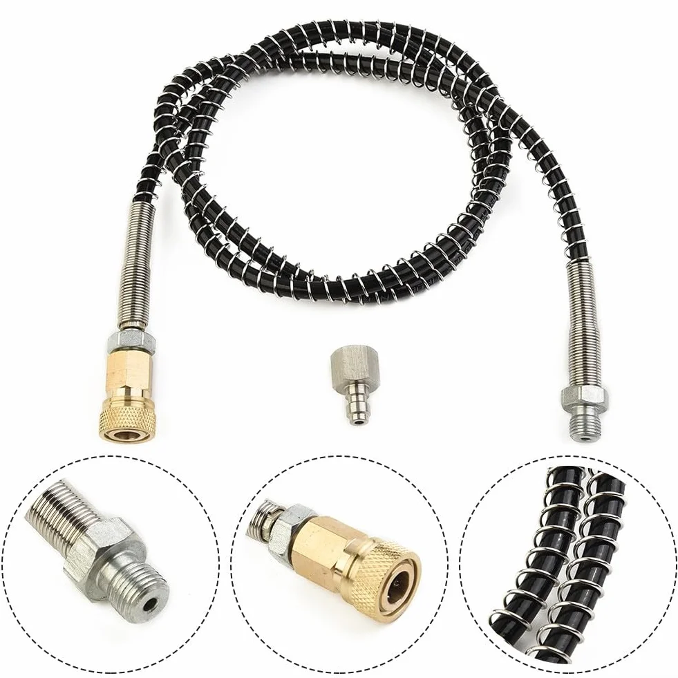 Paint-ball Fill Station DN2 36" Microbore Hose Airsoft PCP Air Fill Adapter