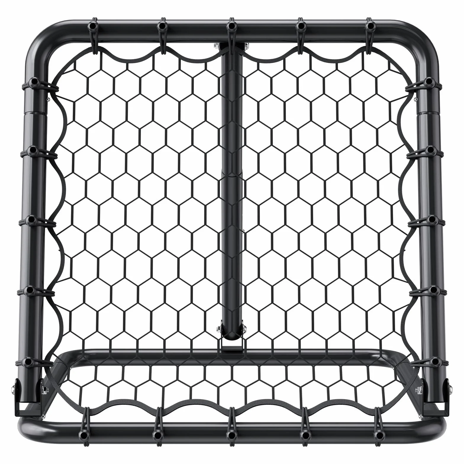 VEVOR Red de Rebote para Fútbol Portátil, Ángulos Ajustables, 850 x 865 x 860 mm