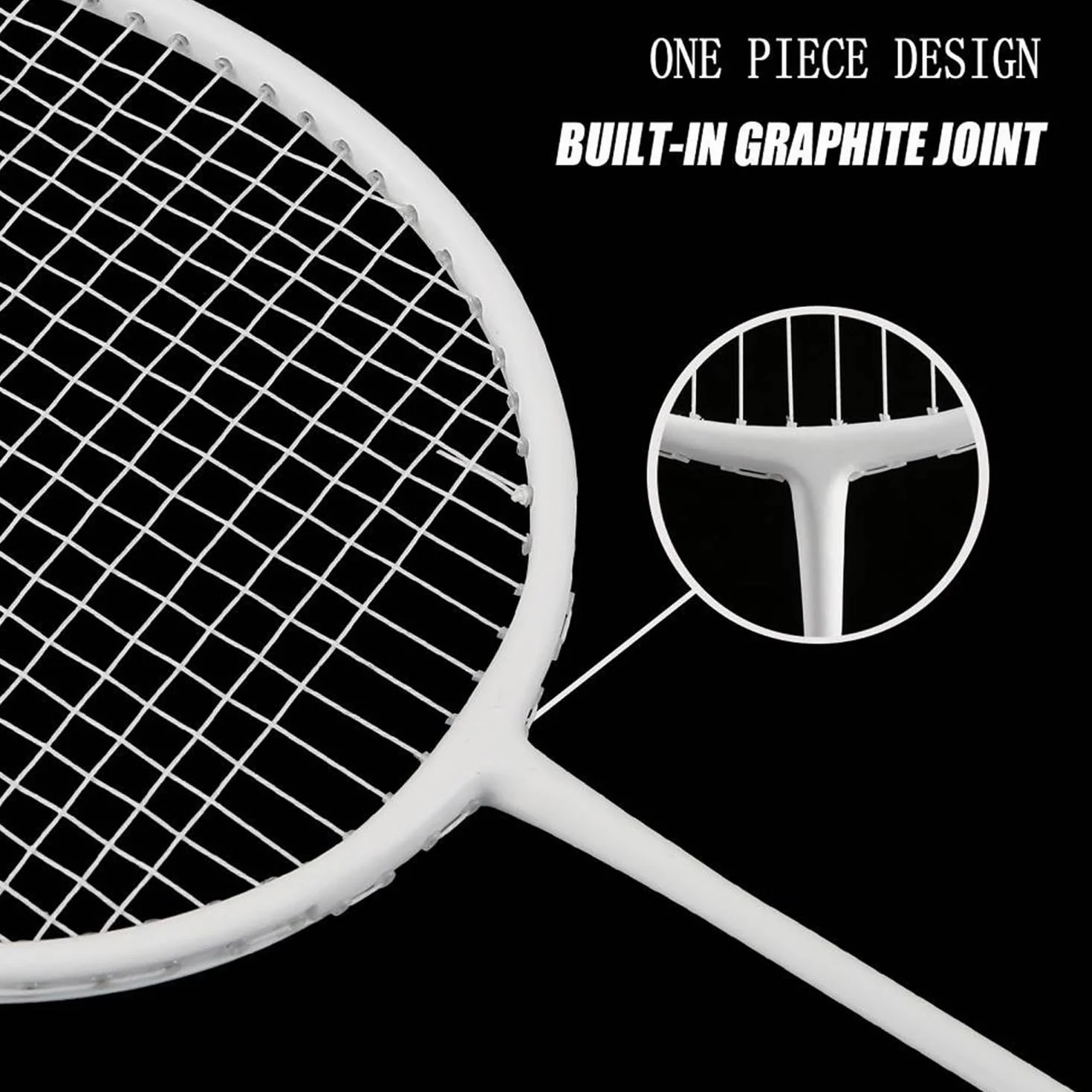 Senston Raqueta de Bádminton Grafito X1100 Serie, 2 Piezas