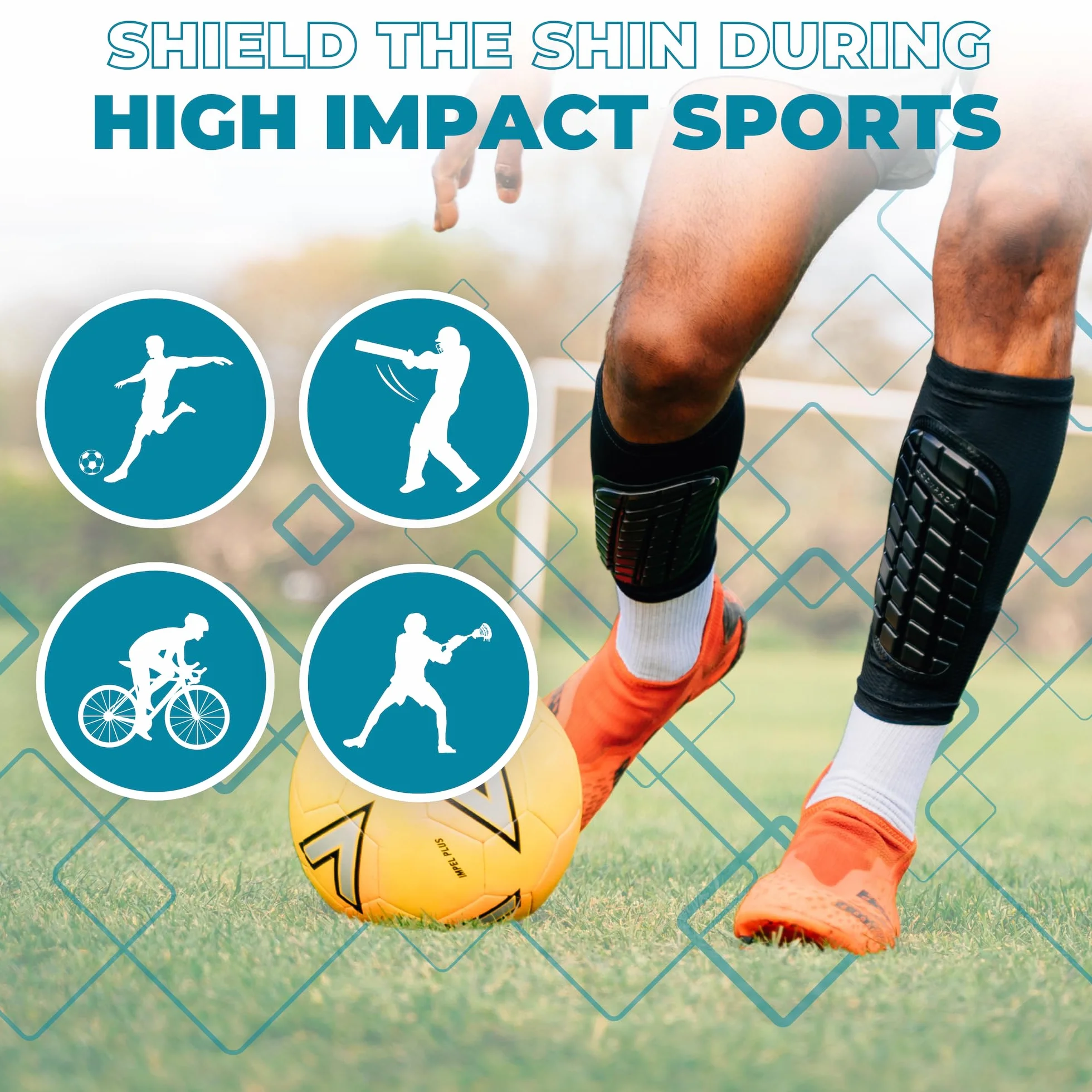 Bodyprox Protector Tibias de Fútbol para Hombres, Mujeres y Jóvenes