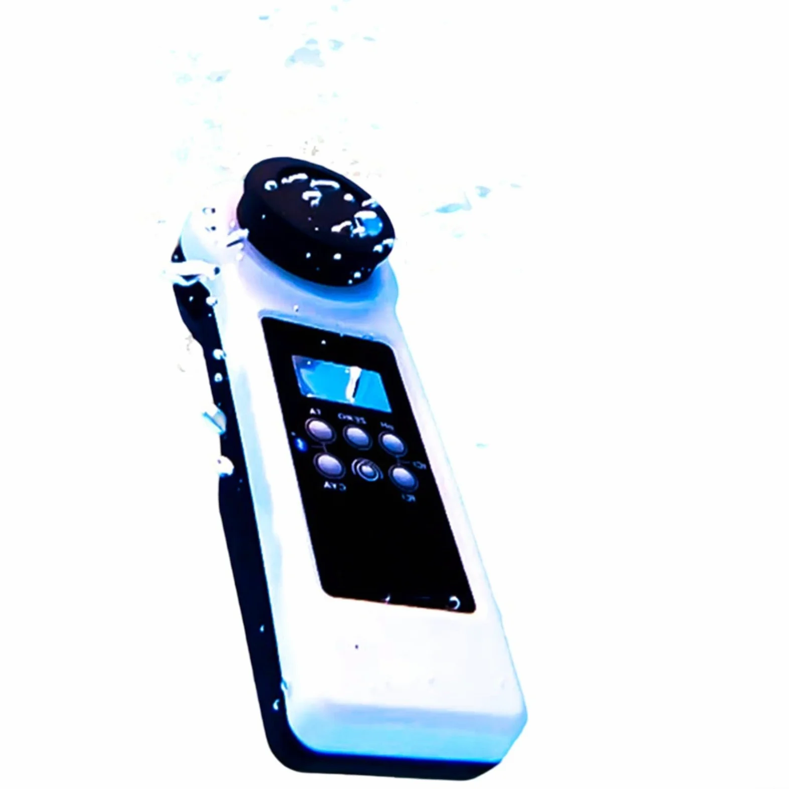 Fotómetro portátil de calidad de agua para piscinas y spas, pantalla LED, IP68 impermeable, prueba pH, bromo y dureza de calcio