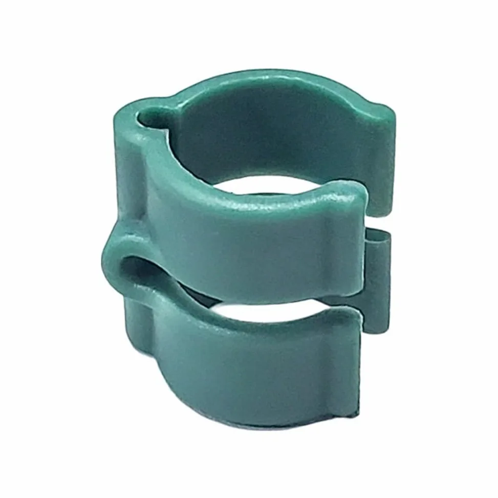 ZYWUOY Clips de película de invernadero, hebillas de plástico de agarre seguro para tuberías de 16 mm, cierres resistentes a la intemperie para tiendas de campaña y toldos al aire libre