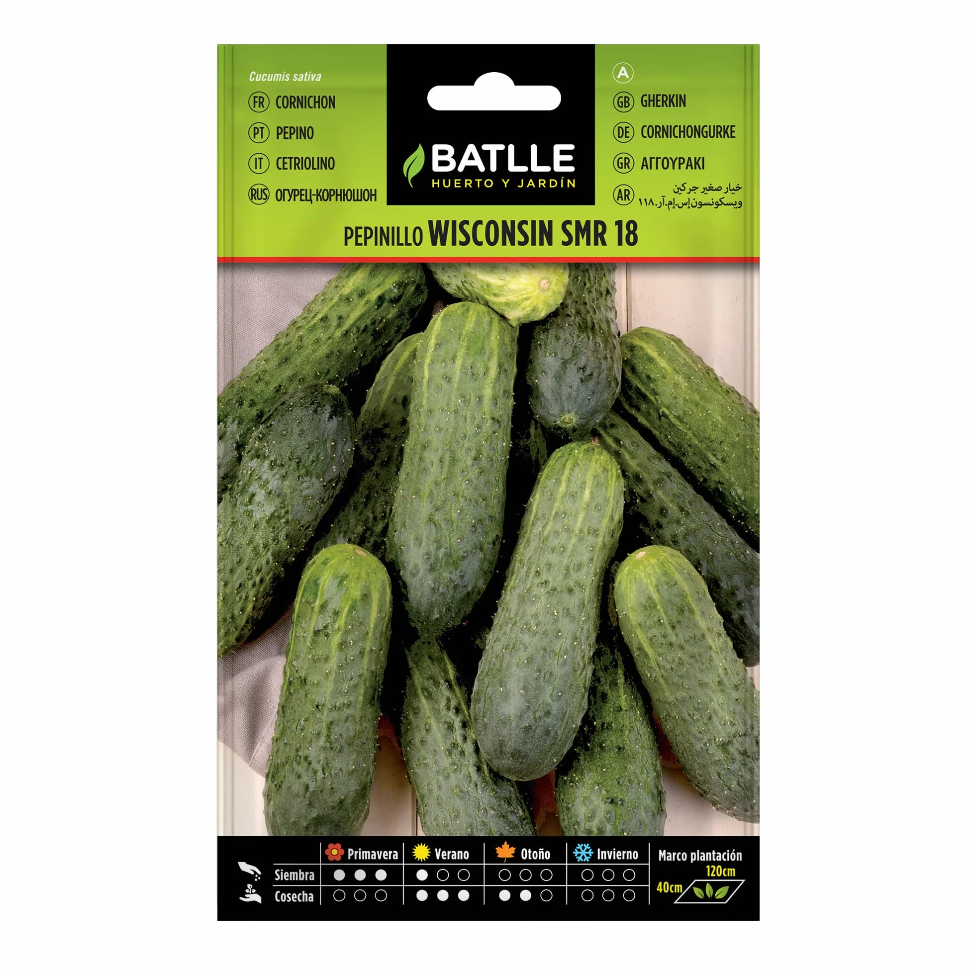 Semillas Batlle Pepinillo WISCONSIN SMR 118