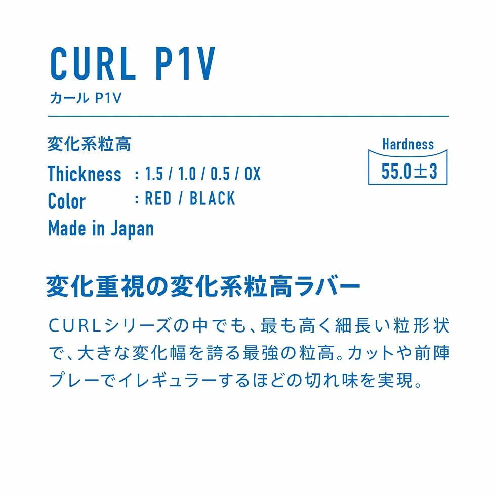 VICTAS Curl P1V Revestimiento
