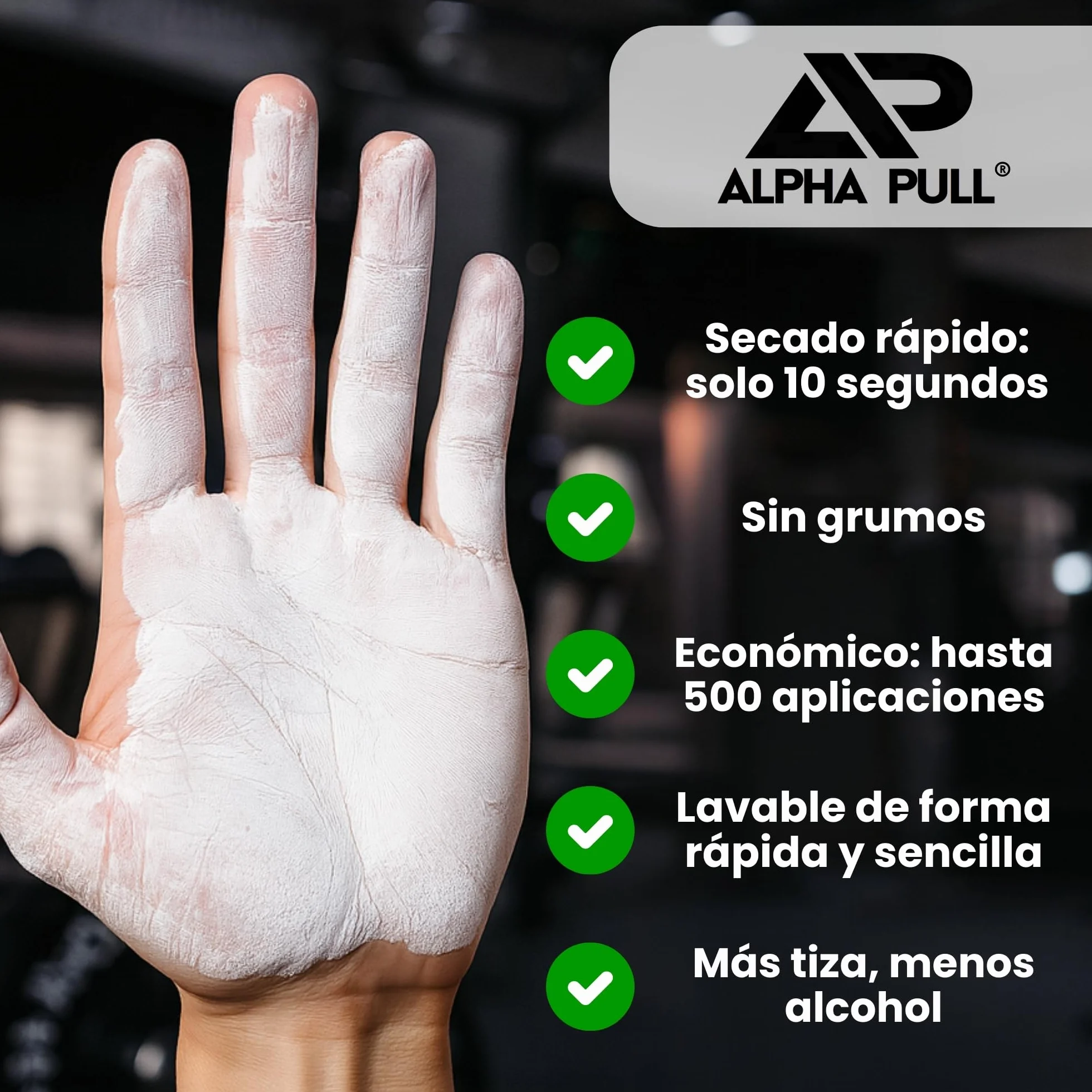 Magnesio Líquido Tiza Líquida Escalada Calistenia Gym Halterofilia Padel Manos