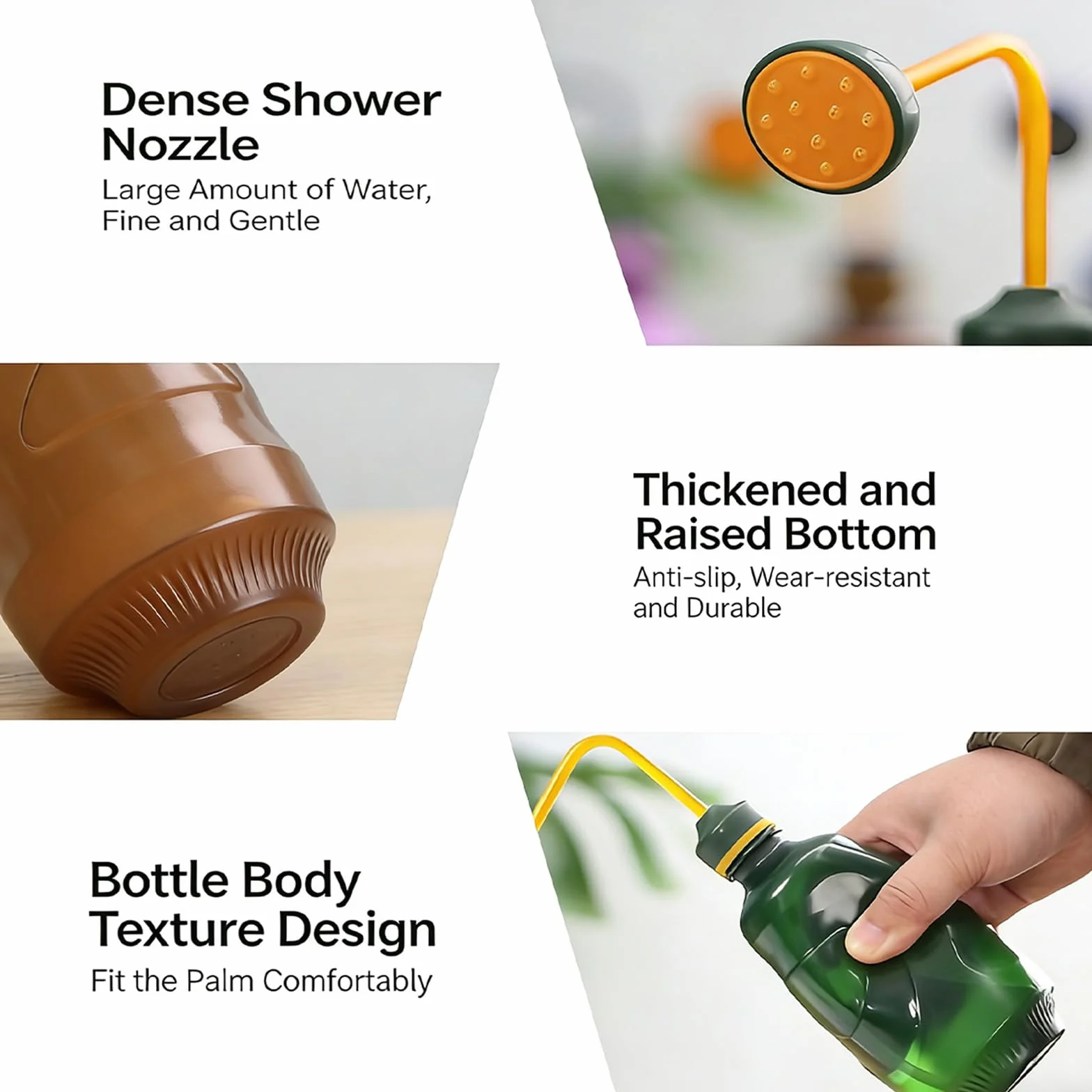 Regadera Pequeña de Jardín 450ML Pulverizador de Plantas 2 en 1,Fumigador para Interior y Exterior,con Cabezal 360°(Rosa)