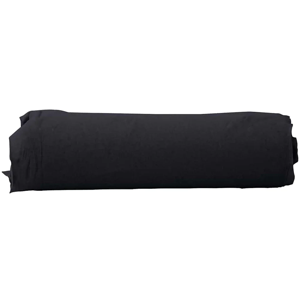 Geotextil fieltro negro 1 x 10 m de fibra de poliéster resistente para protección contra malas hierbas, cuidado del jardín y cubierta del suelo, ideal como vellón para malas hierbas