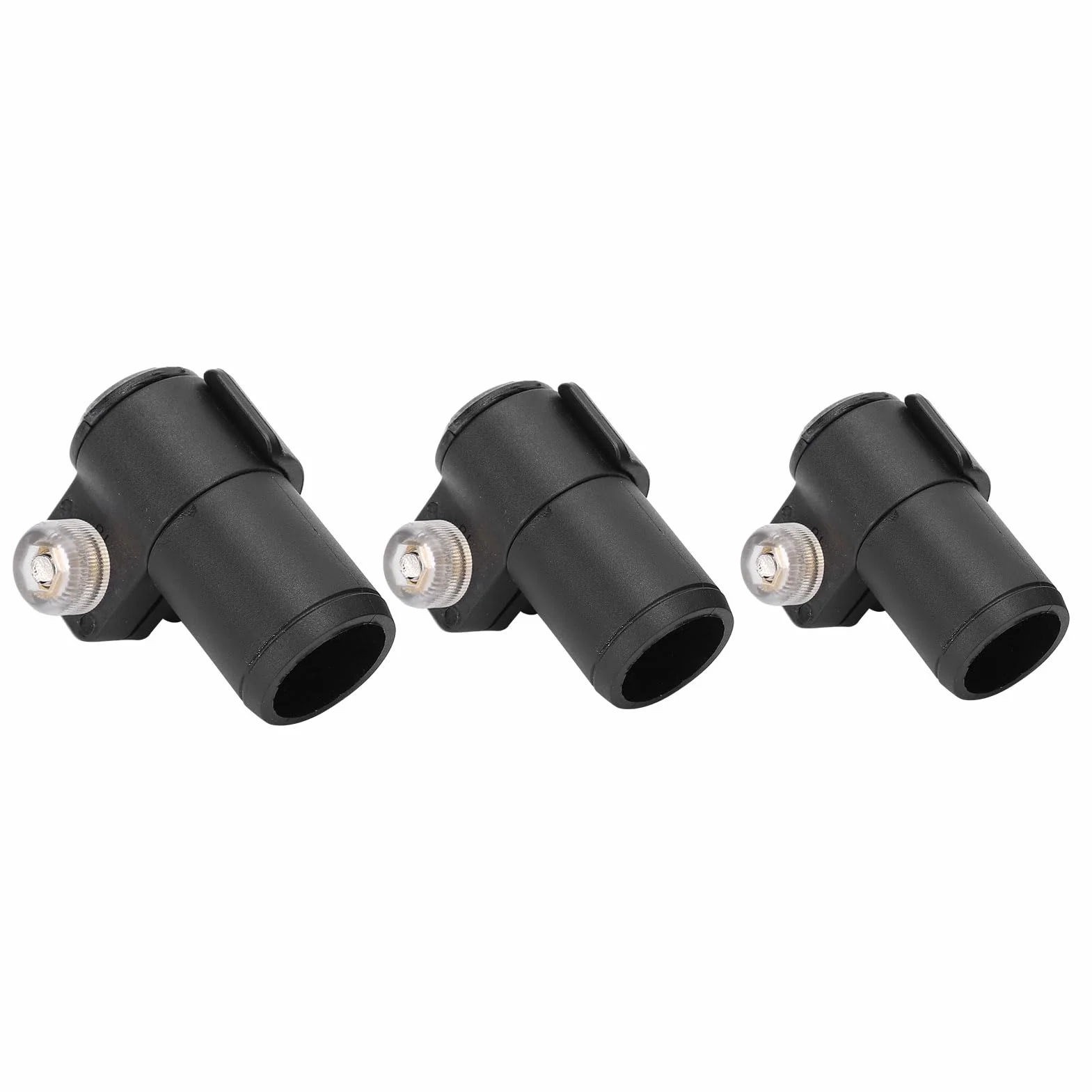 Yosoo Health Gear Clips de Repuesto para Bastón de Trekking, 3 Piezas, Plástico con Bloqueo Rápido, 18 mm, 16 mm, 14 mm