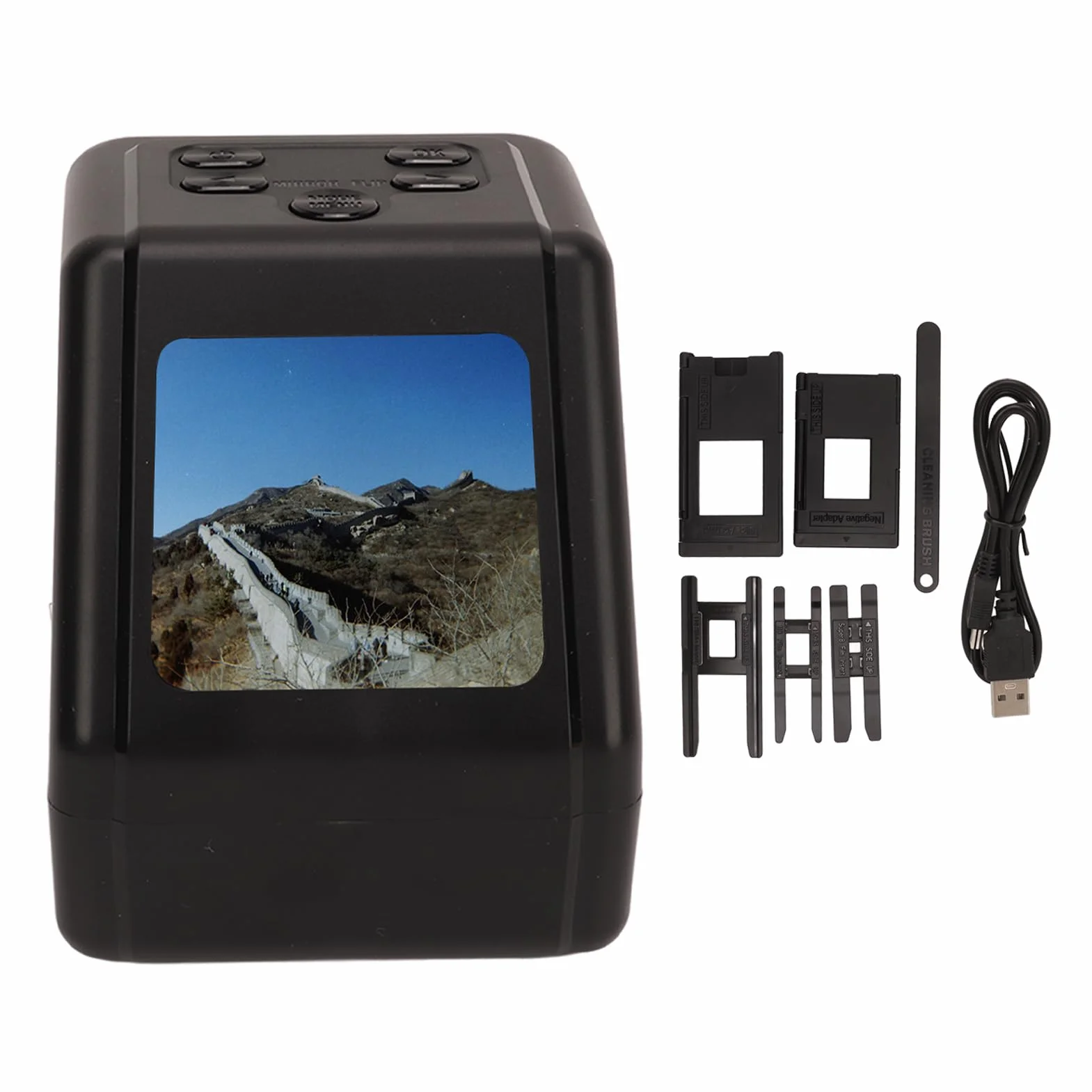 Escáner de Diapositivas de Película Digital 22 MP Sensor CMOS Lente de Alta Definición Compatible con 135 126 110 8 Mm a JPG
