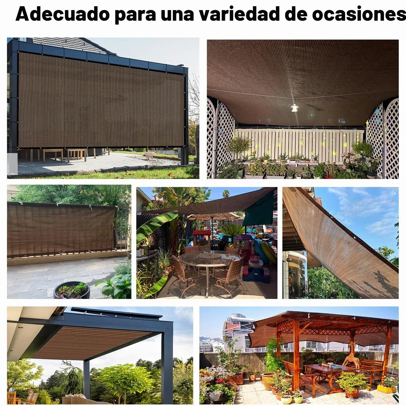Red de Sombra 3x6m con Ojales, Malla Sombra 95% UV Toldo Vela de Sombra, Red de Sombra Al Aire Libre para Invernadero, Jardín, Pérgola, Patio Césped