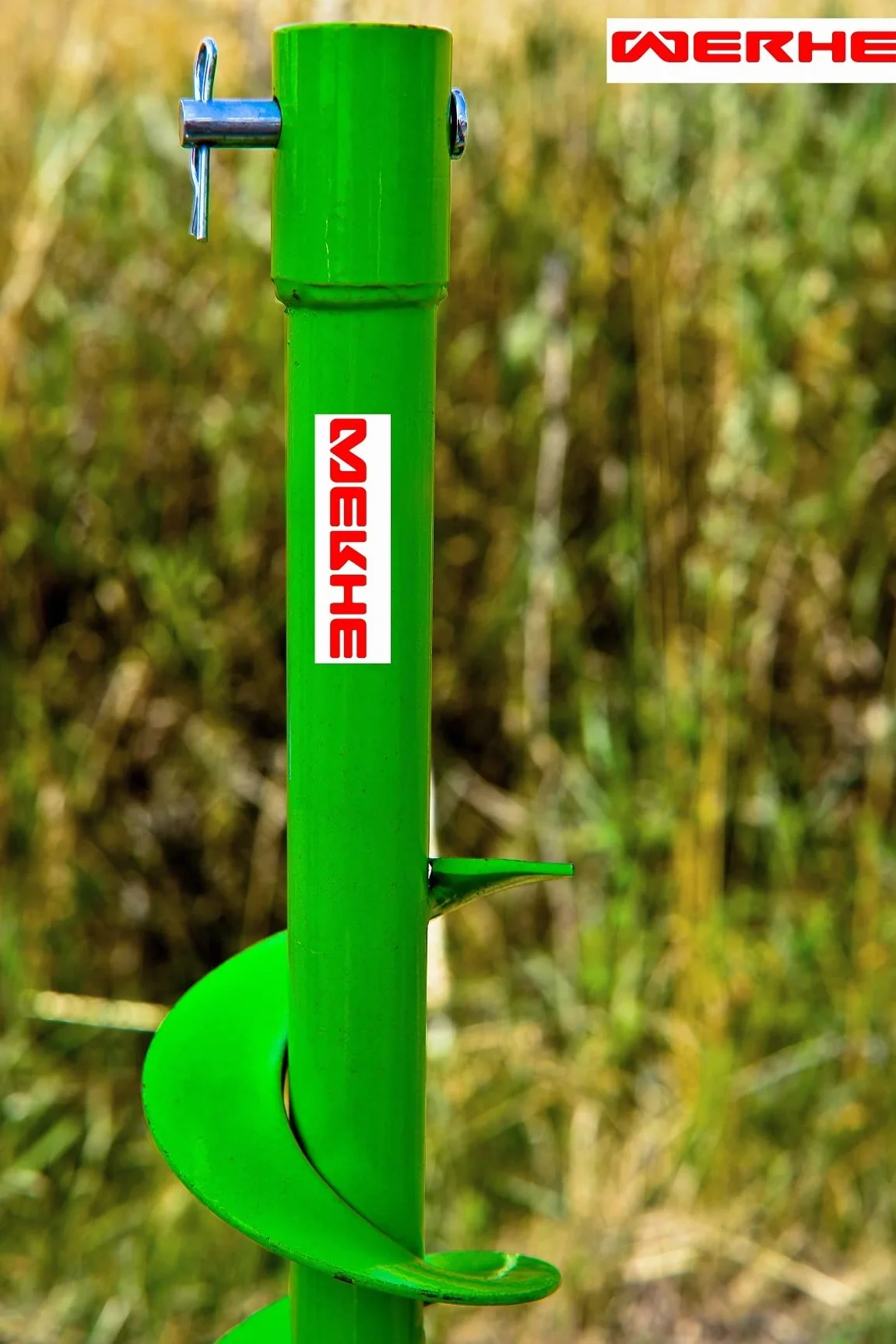 WERHE Barrena para tierra 150 mm con adaptador M14 – Barrena robusta para taladros – Punta de perforación precisa para jardín