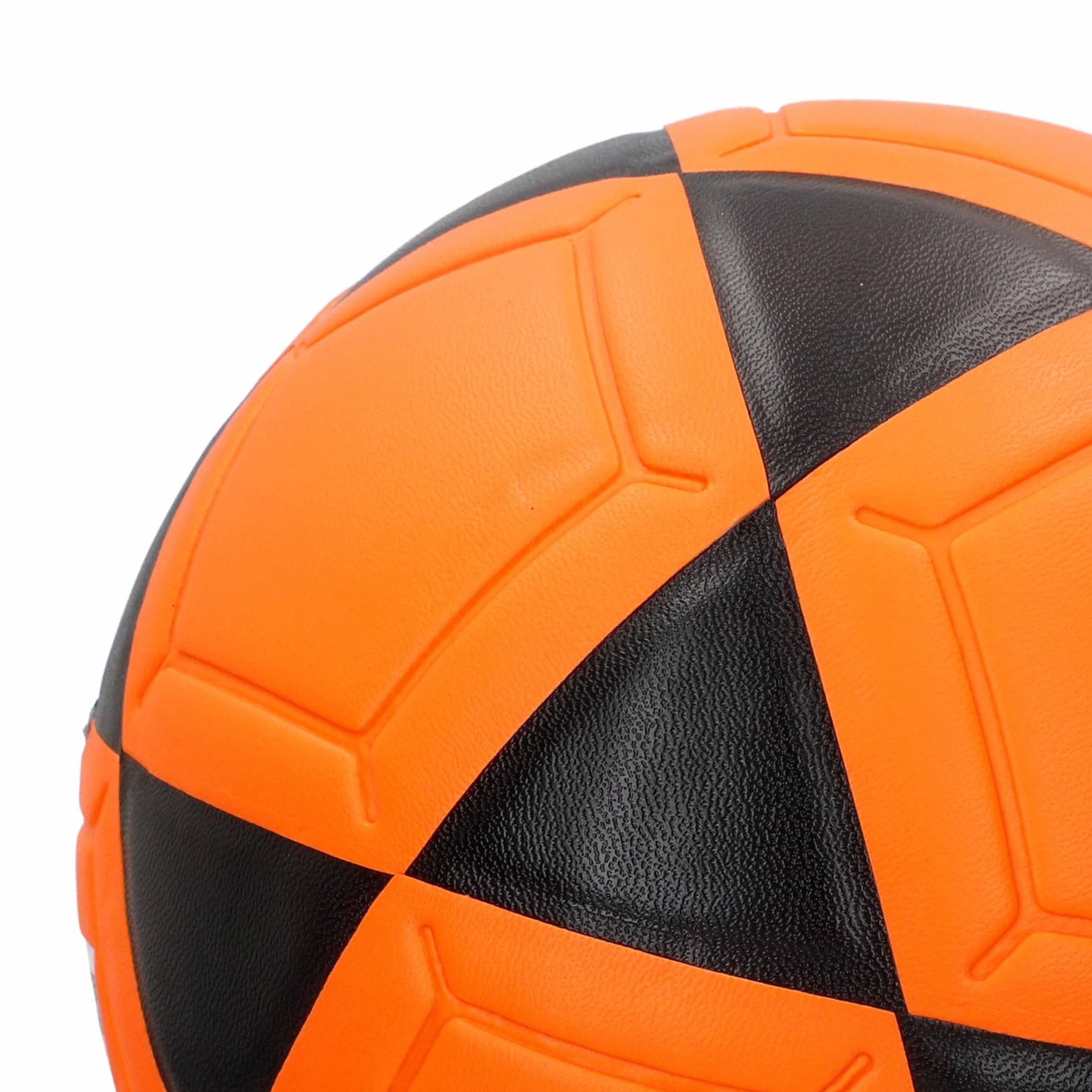 AKTIVE Balón de Fútbol Sala PVC Talla 3 230-250g D18 cm Naranja y Negro
