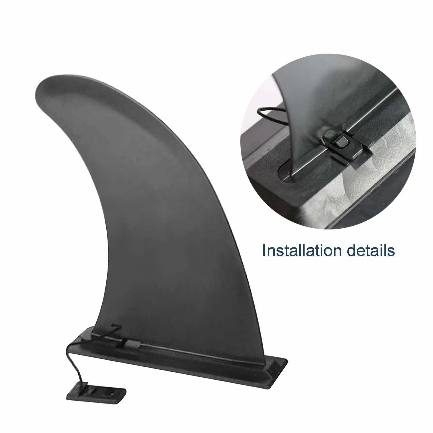 JEEZAO Aleta Central de Tabla de Surf Nylon Reforzada Caja Fuerte Accesorios para Paddle Board