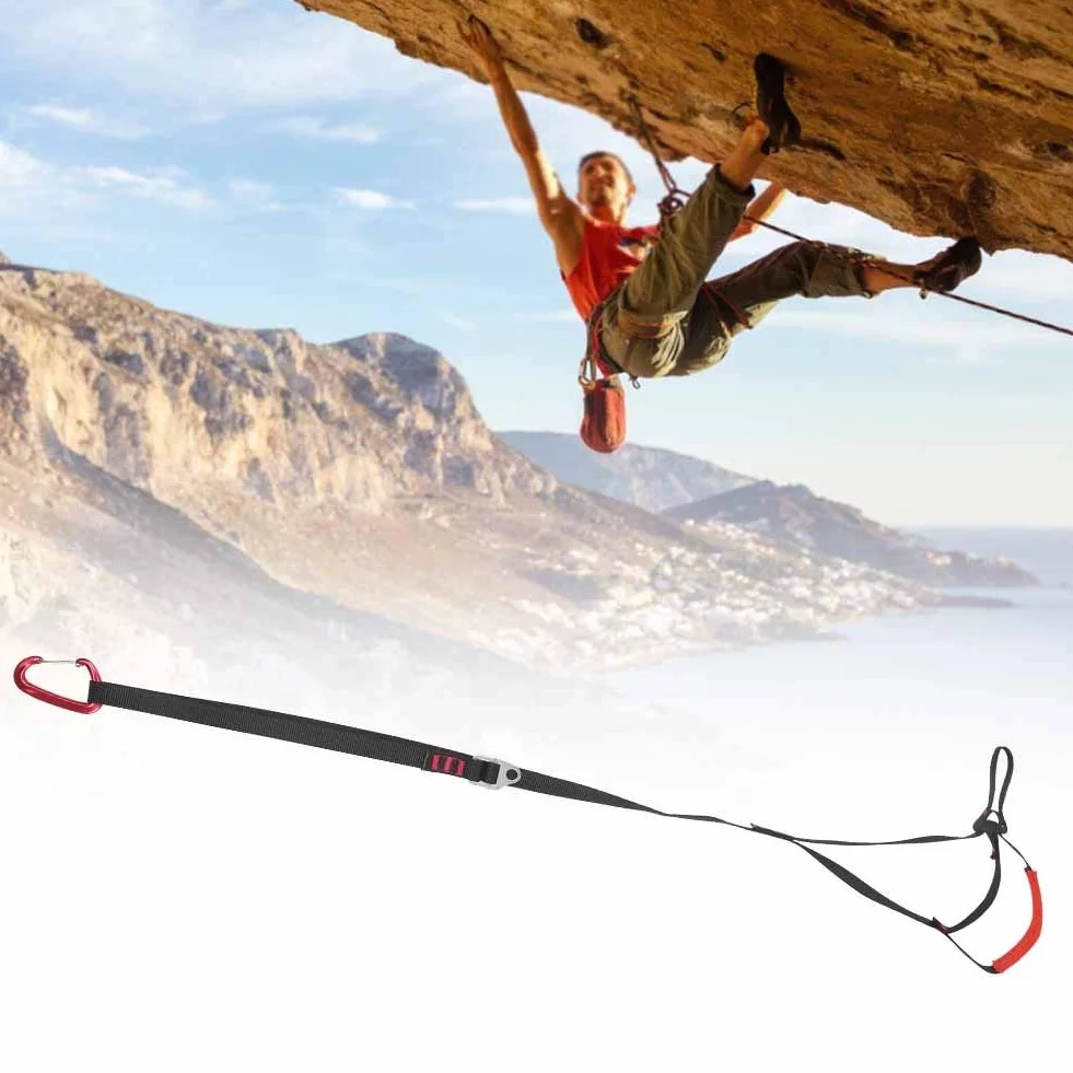 MAGT Ascenso de Escalada Ajustable Cuerda Correa para Pie Rappel Rescue Deportes Al Aire Libre
