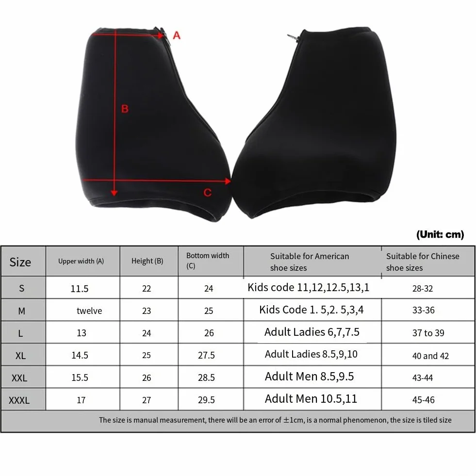 Fundas de neopreno para patines de hielo L protección comodidad