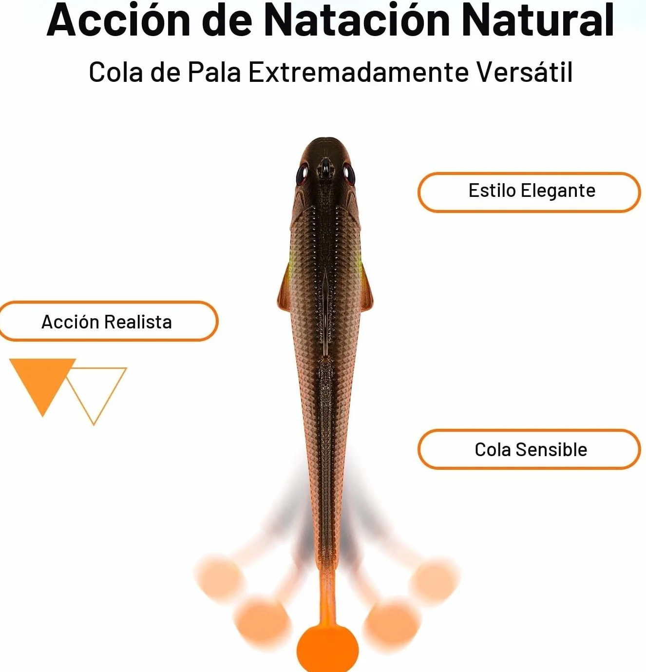 TRUSCEND Shadtale Señuelo con Anzuelos BKK Hundimiento Temblor Paddle Tail Swimbait para Lubina Truchas Lucio Siluro