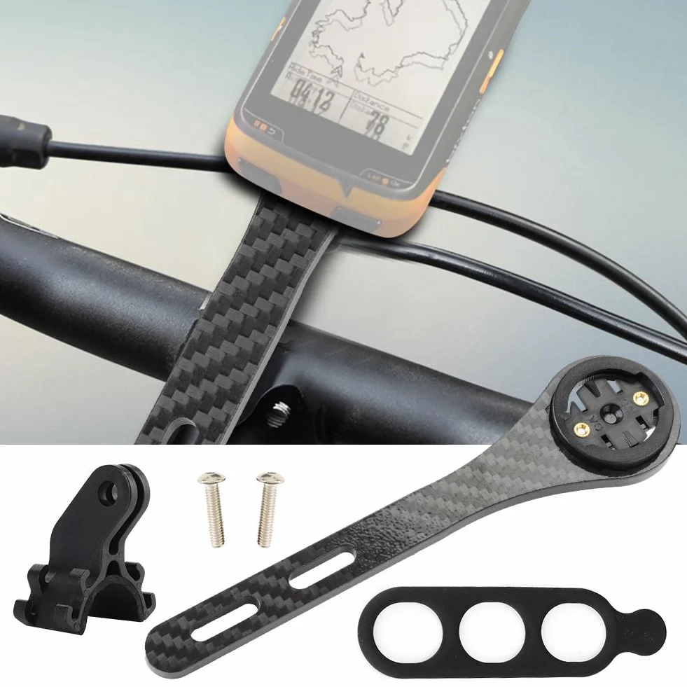 Soporte de Bicicleta de Fibra de Carbono para Garmin Edge