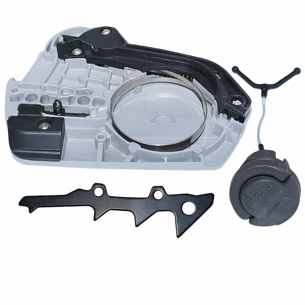 BAIJAC 505199005 Cubierta de Embrague Kit de Espiga de protección for Perros for Husqvarna 55 0xp 550xpg 560 Motosierra Parte wfuel Tap