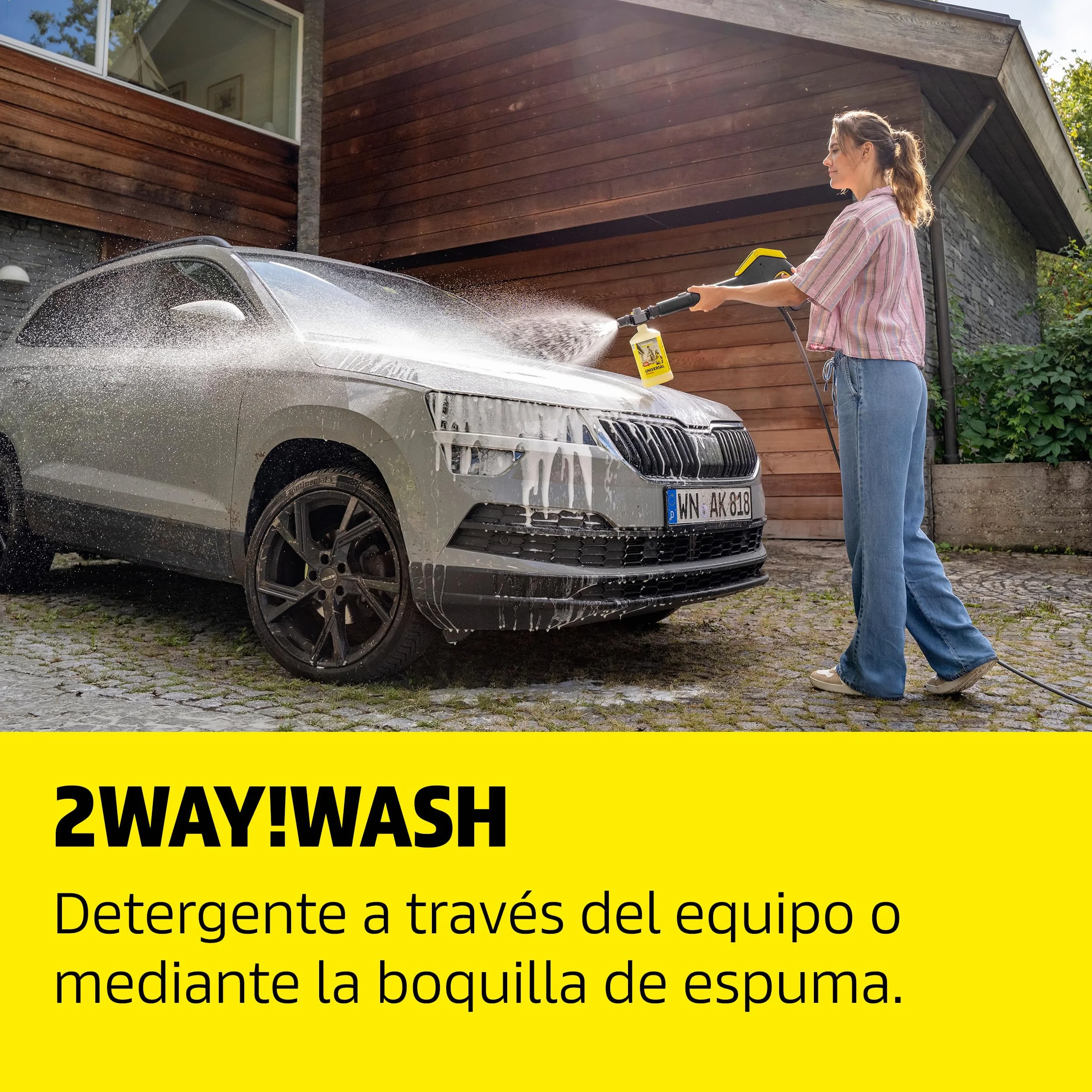Kärcher hidrolimpiadora K 7 Comfort Premium Connect, presión: máx. 180 Bar, caudal: 600 l/h, área: 60 m²/h, Manguera de Alta presión, Tambor para Manguera, Control Mediante App