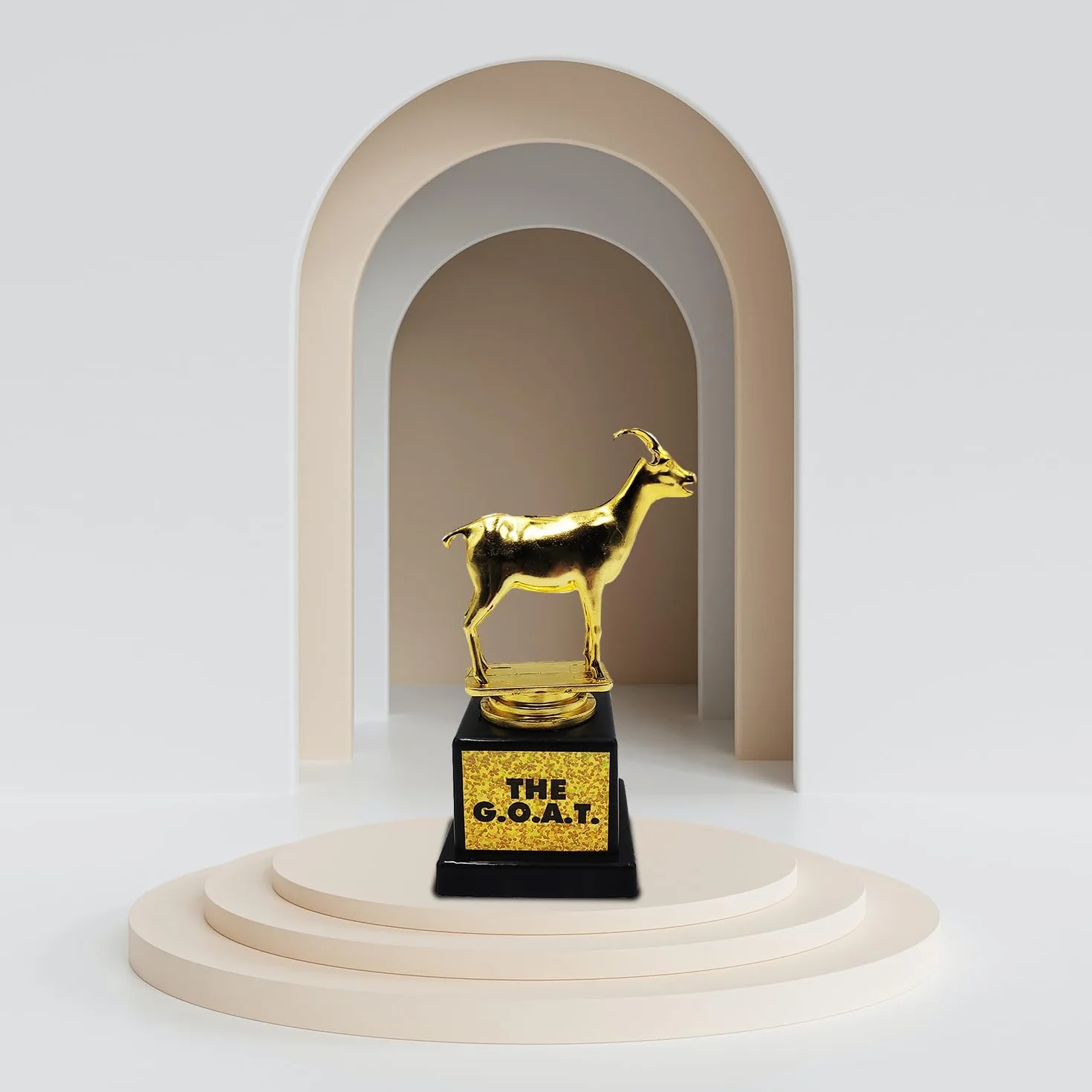 Trofeo G.O.A.T Decoración divertida Mad Monkey