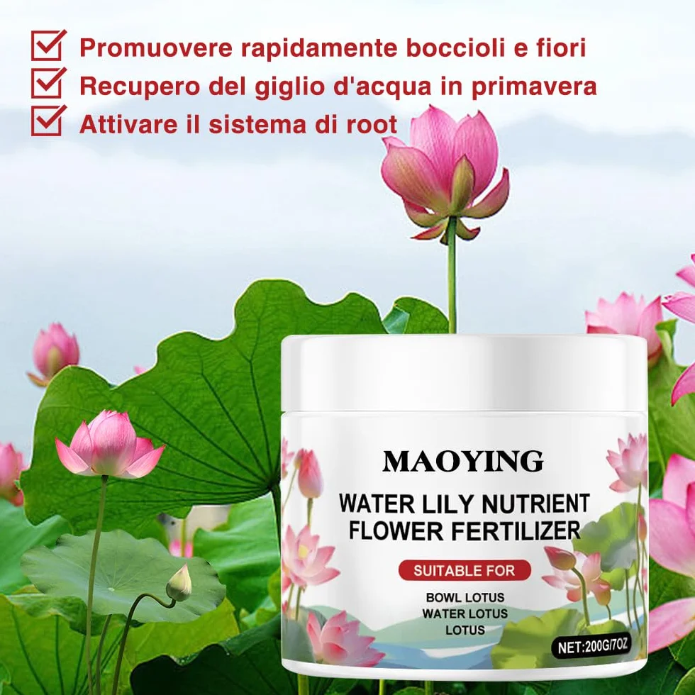 Fertilizante para Plantas Acuáticas,Fertilizante Para Estanques, Fertilizante Para Plantas,Alimento Para Plantas Acuáticas, Suplemento de Crecimiento de Acción Rápida para Plantas de Loto
