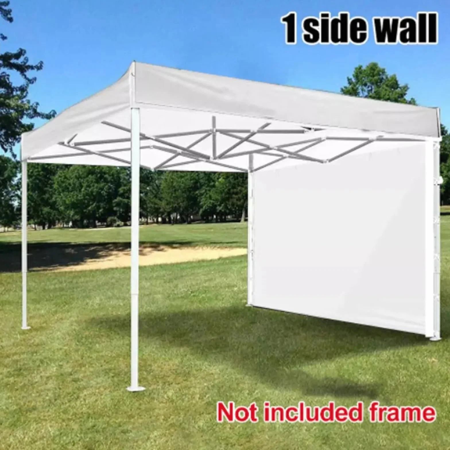 Cochera Exterior Toldos instantáneos para Exteriores, protección Solar instantánea, Tela Oxford, Plegable, para Tienda de campaña. Toldo de Coche(White)