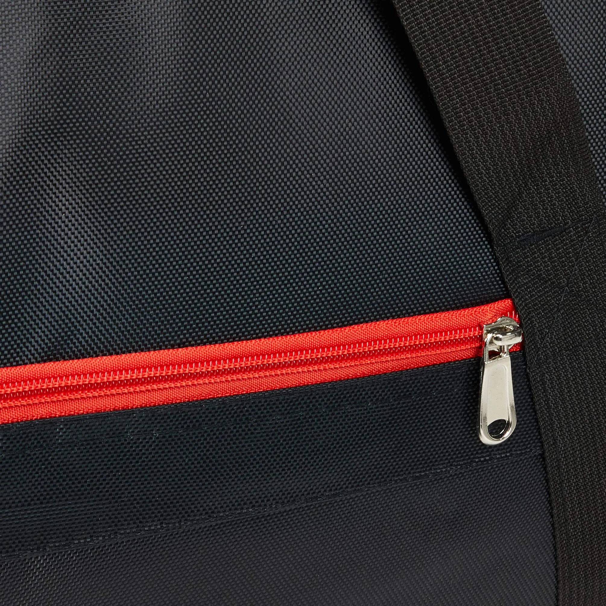 Whinck Bolsa de Transporte con Ruedas Maleta Negro 2 Compartimentos