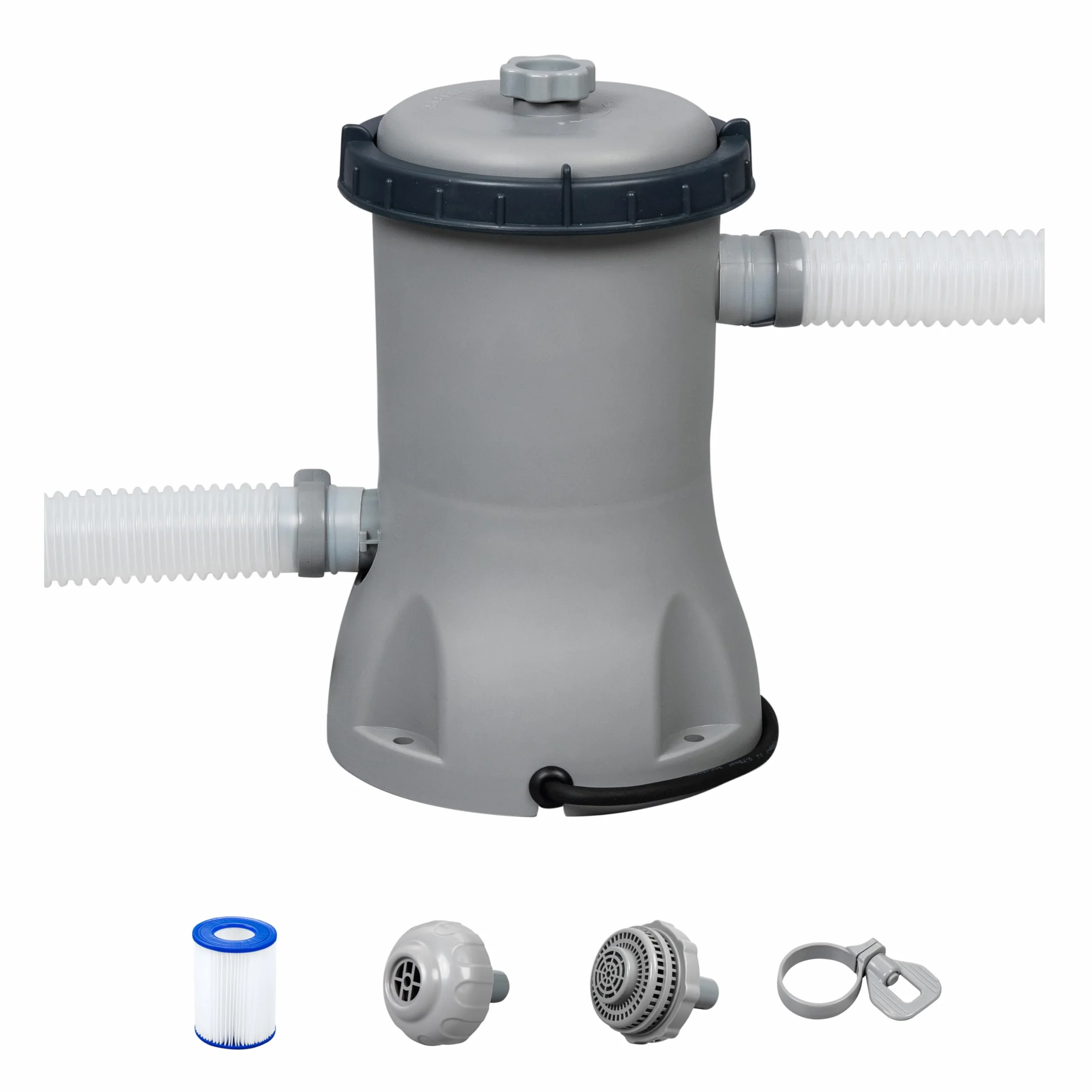 BESTWAY Depuradora de Filtro de Cartucho de 2.006 litros/hora 18,5x17,5x27,5 cm Gris
