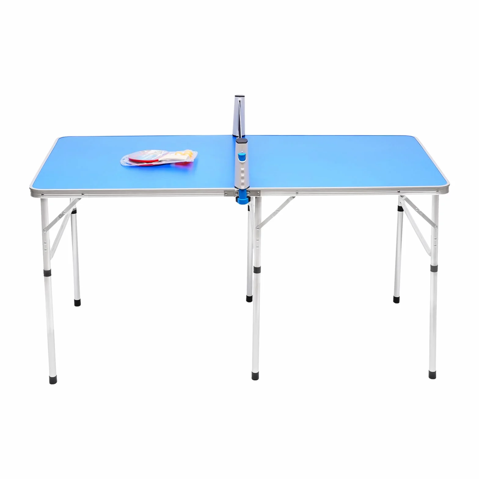 Mesa de ping pong plegable profesional exterior resistente intemperie altura regulable red