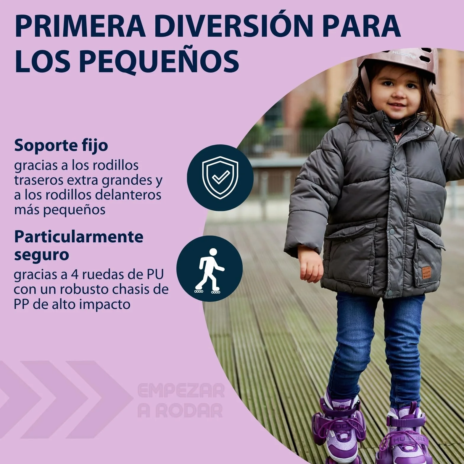 HUDORA My First Quad Patines ajustables para niños hasta 20 kg
