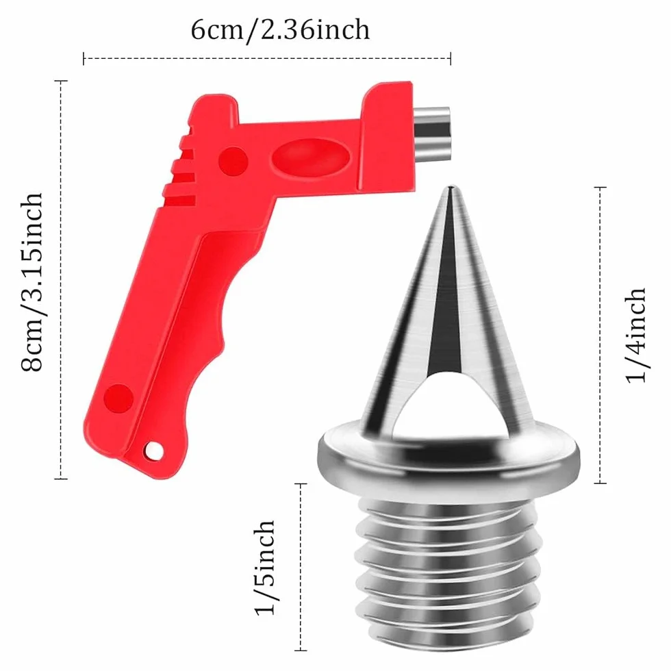 Clavos Atletismo 6mm 50 Piezas para Zapatos con Removedor de Grapas