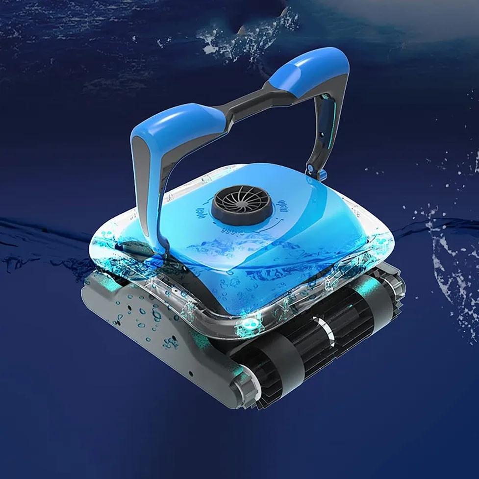 Aspirador de piscina Limpiador robótico de piscina completamente automático con escalada en la pared, dos canastas de filtro más grandes y cable flotante de 50 pies, fácil de limpiar Piscina sobre/en