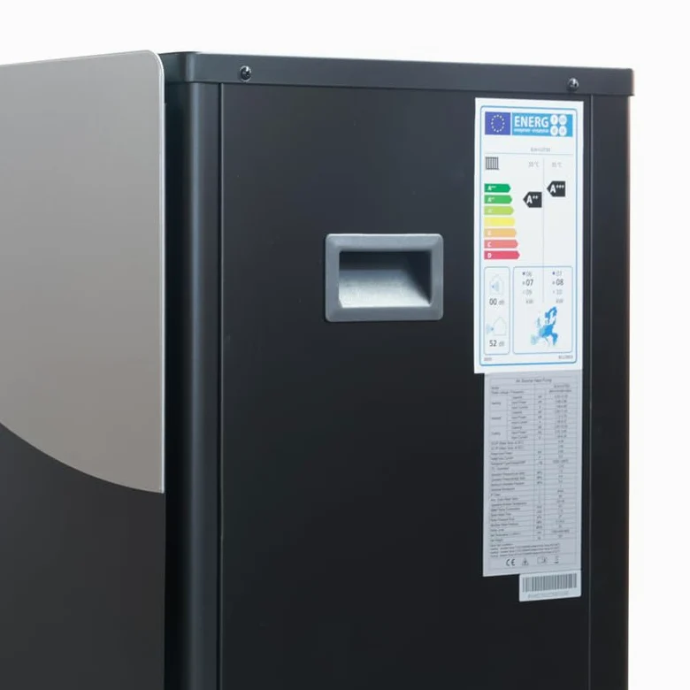 Bomba de Calor Aire Agua, 400V Trifásica a 50Hz, Capacidad de Calefacción 10KW, Control Inteligente WiFi, R32, Uso Industrial para Calefacción, Refrigeración y Calentamiento de Agua