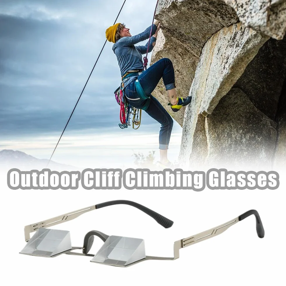 Gafas de Aseguramiento Prism - Lentes de cristal óptico 90° para protección del cuello, marco de titanio ligero, campo de visión amplio