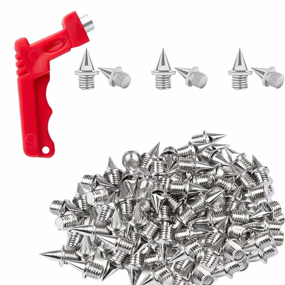 Clavos Atletismo 6mm 50 Piezas para Zapatos con Removedor de Grapas