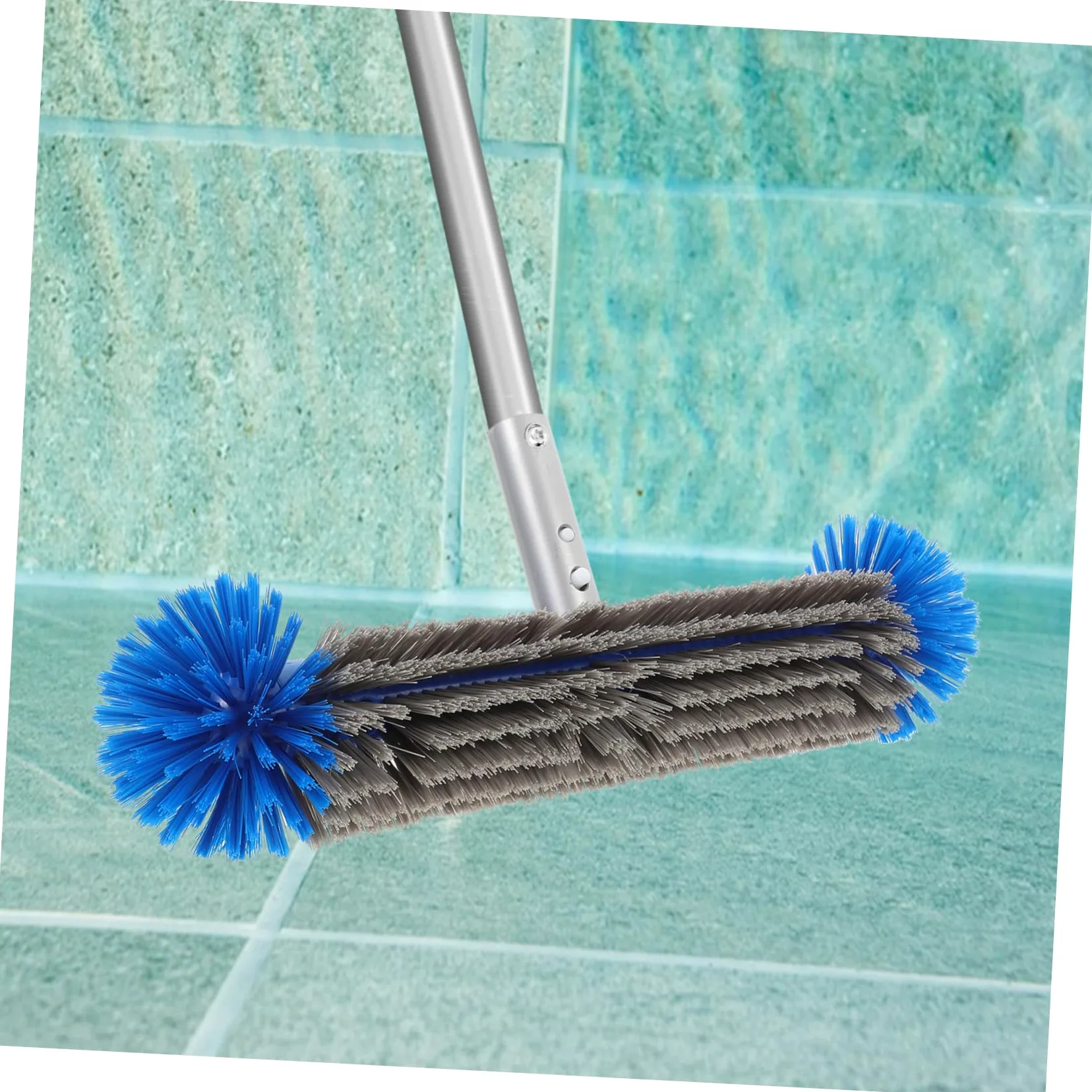 BESPORTBLE 3piezas Cepillo De Limpieza para Piscina De Cabezal De Cepillo De con Extremos Redondos para Limpiar Paredes Escalones y Esquinas De De Azulejo