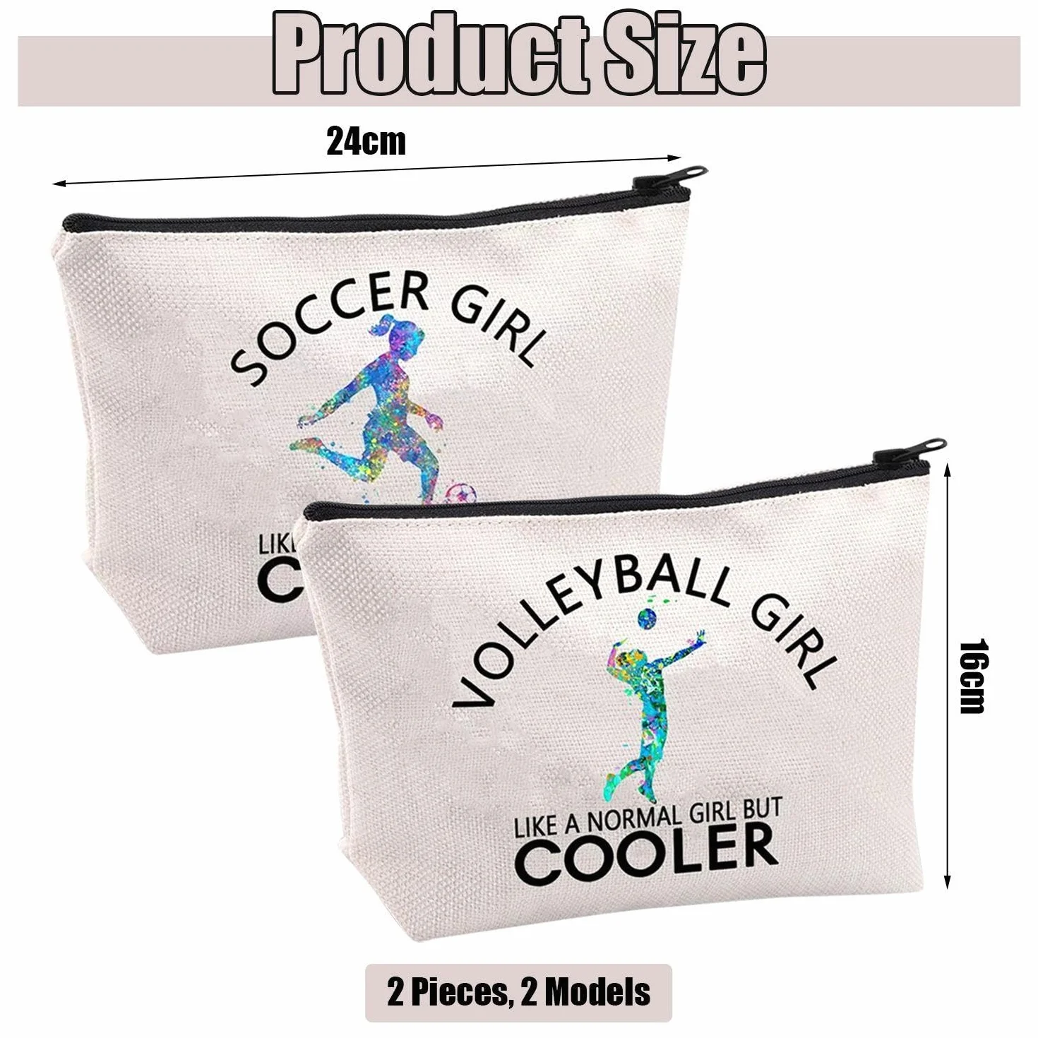 Bolsa de Almacenamiento de Voleibol Portátil de Lona para Mujeres