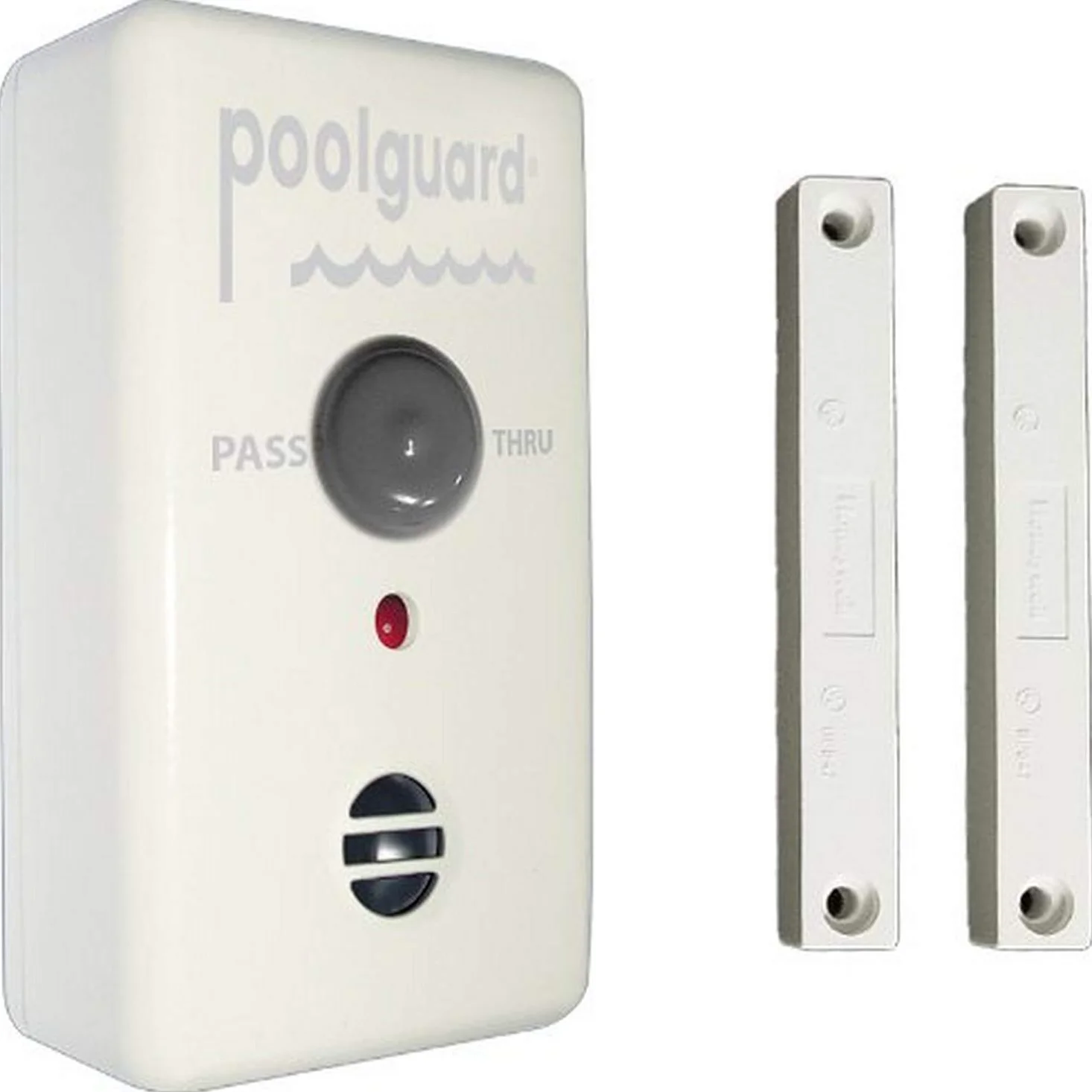 PoolGuard GAPT-2 Alarma de Puerta de Piscina al Aire Libre, Blanco