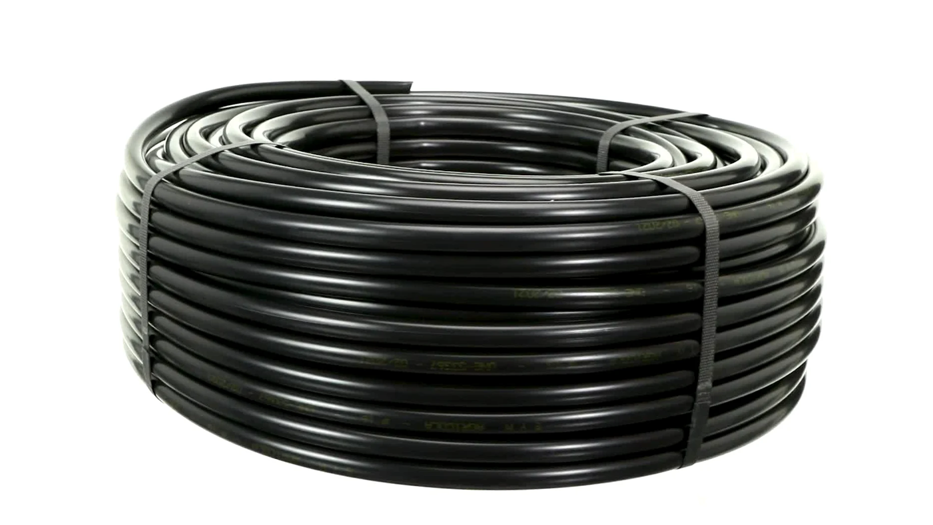 MUGAR- Manguera de riego por goteo. Tubo de goteo de polietileno de 500 metros y 12 milímetros sin goteros color negro, para agricultura y jardines particulares.