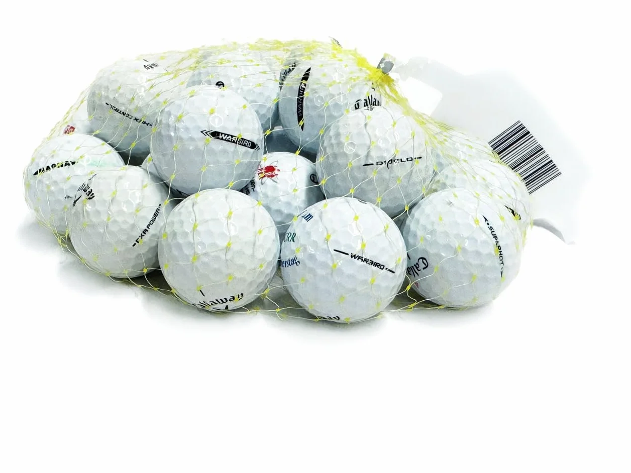 Pelotas de Golf Recicladas Callaway Mix Warbird Superhot HX Diablo Supersoft 50 Unidades AAA AA Buen Estado