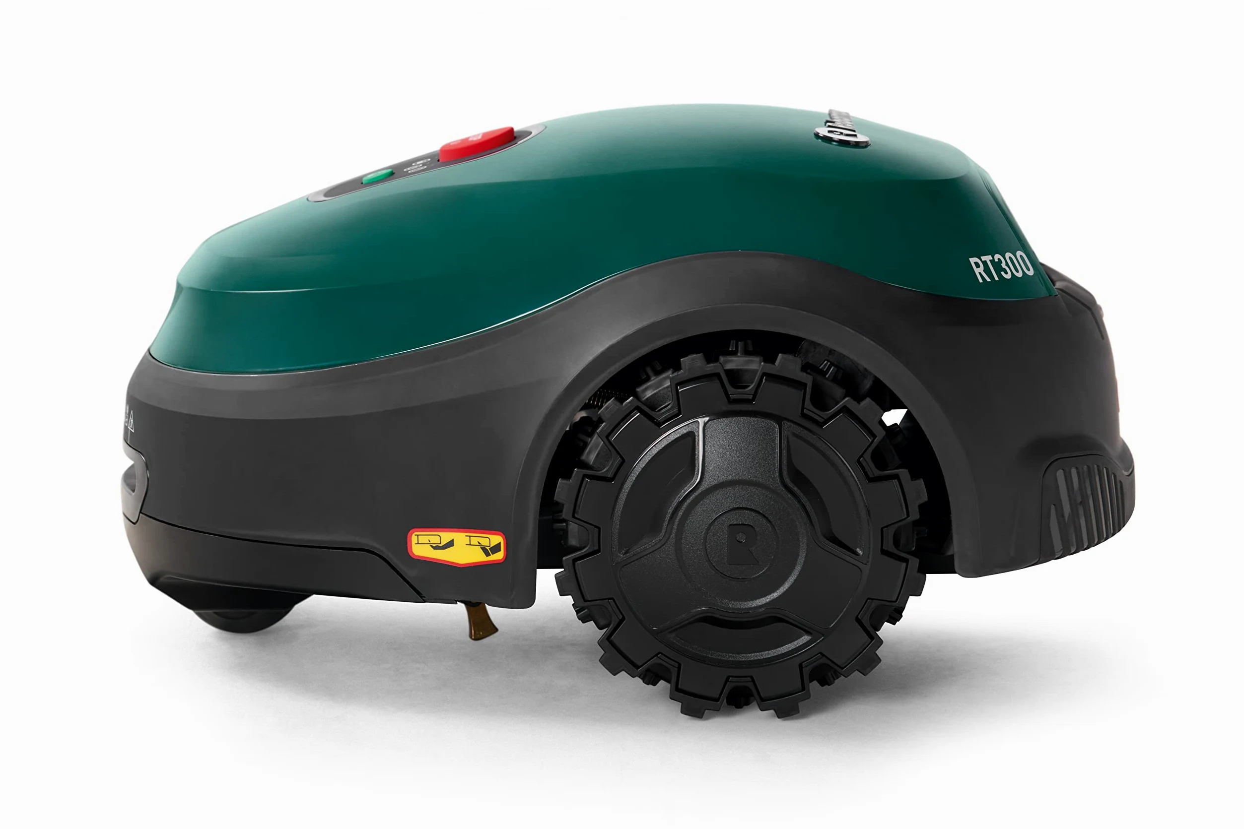 Robomow Robot cortacésped RT300 para Superficies de hasta 300 m² | 4,3 Ah; Ancho de Corte de 18 cm; fácil instalación, autolimpiable e Incluye Cubierta de Corte Flotante, Limpiador de mantillo